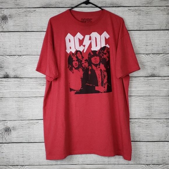 ACDC Other - ACDC Red 2XL Graphic Band Tee